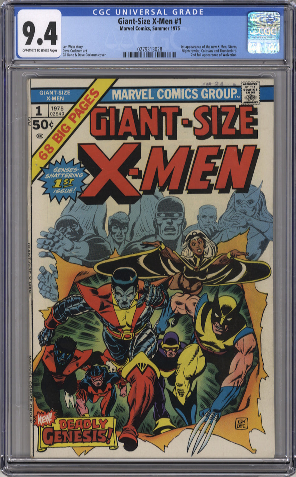 GIANT-SIZE X-MEN 1 - CGC 9.4