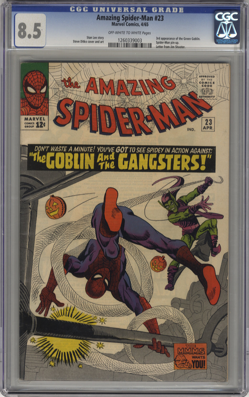 AMAZING SPIDER-MAN 023 - CGC 8.5
