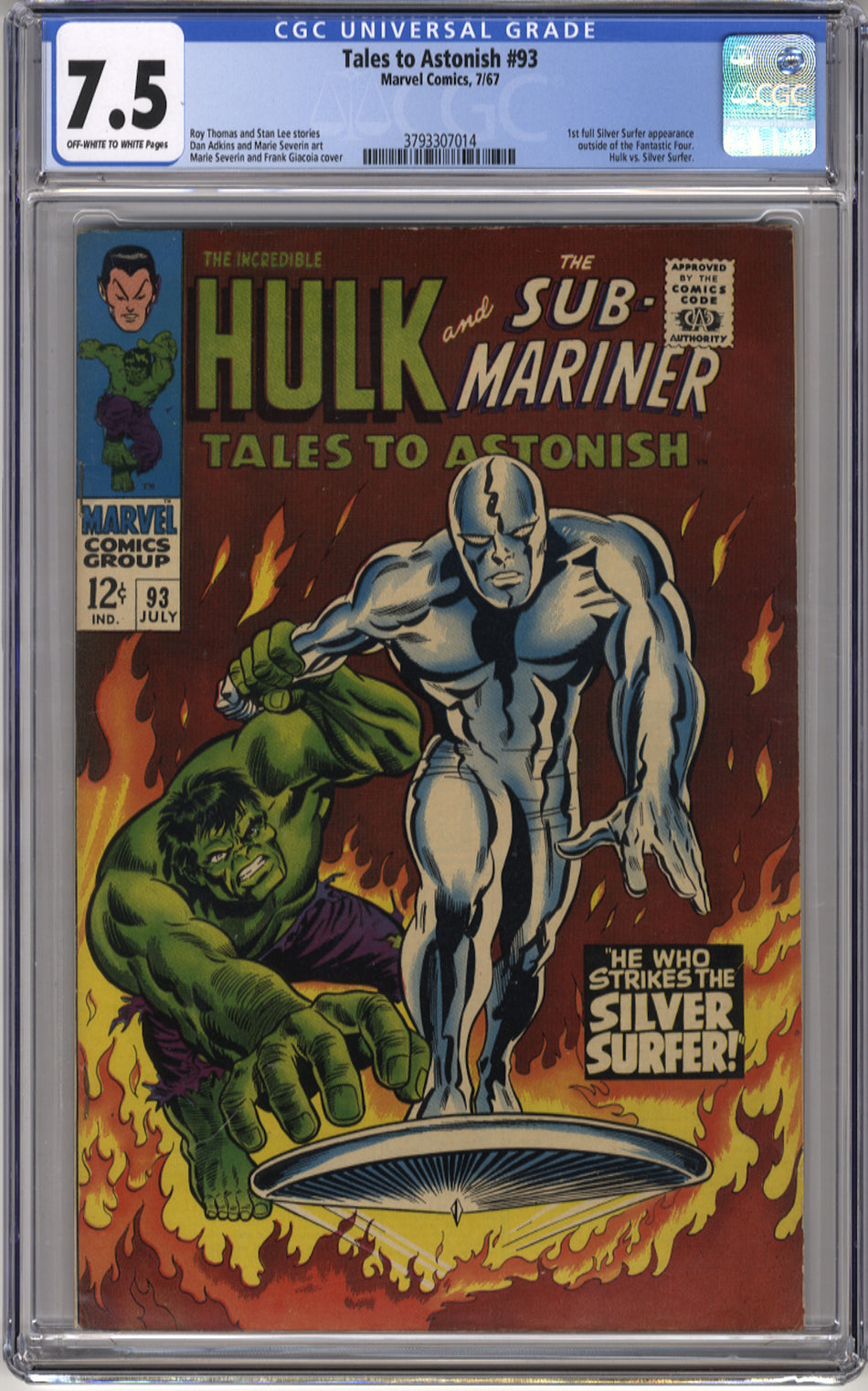 TALES TO ASTONISH 093 - CGC 7.5