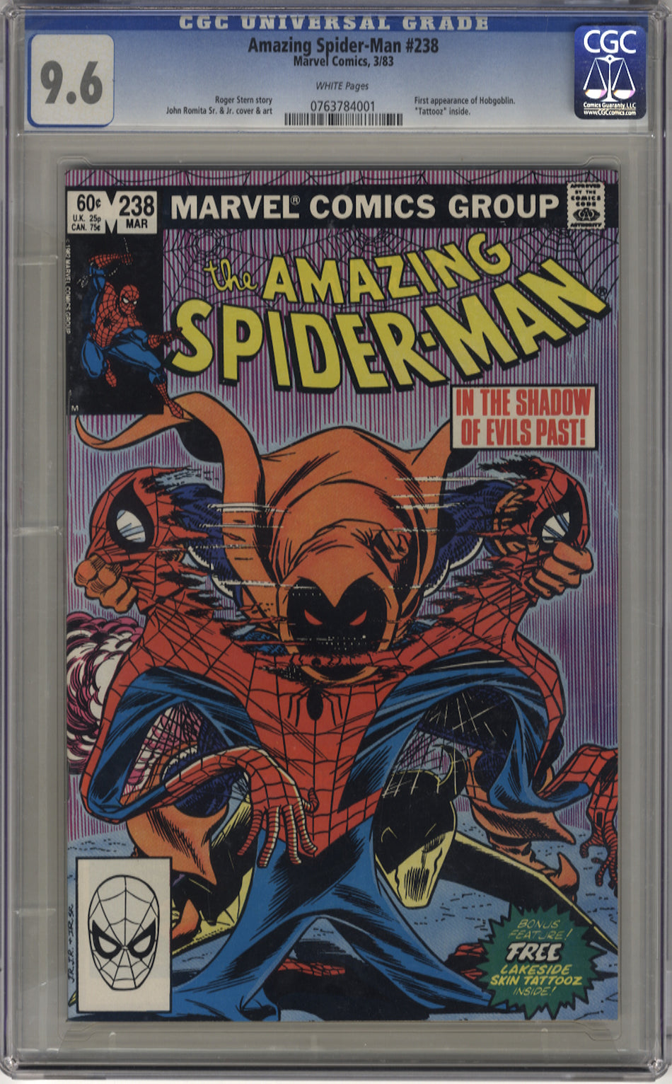 AMAZING SPIDER-MAN 238 - CGC 9.6