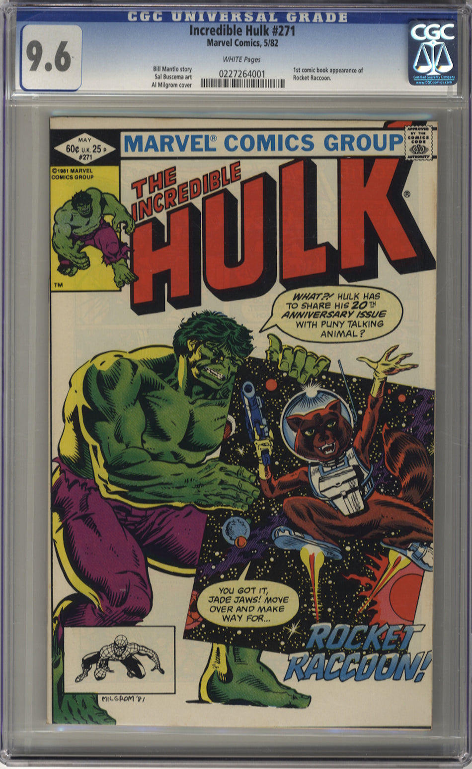 INCREDIBLE HULK 271 - CGC 9.6