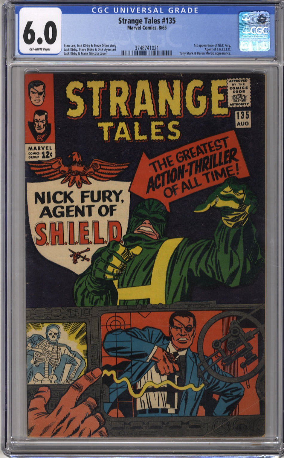 STRANGE TALES 135 - CGC 6.0