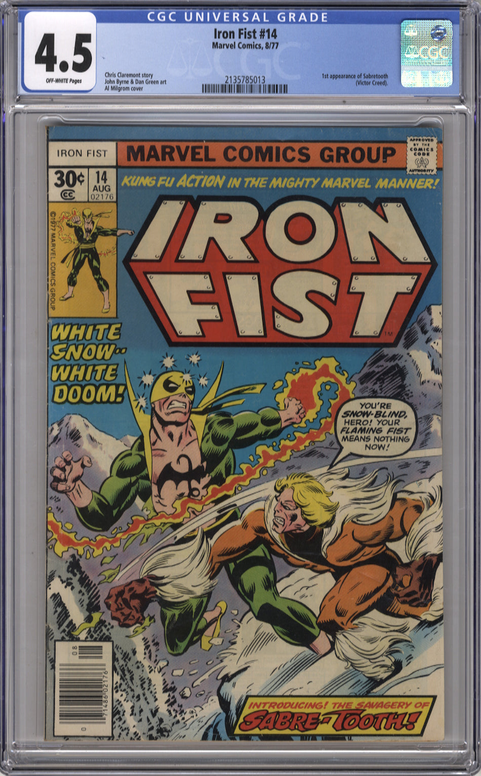 IRON FIST 14 - CGC 4.5