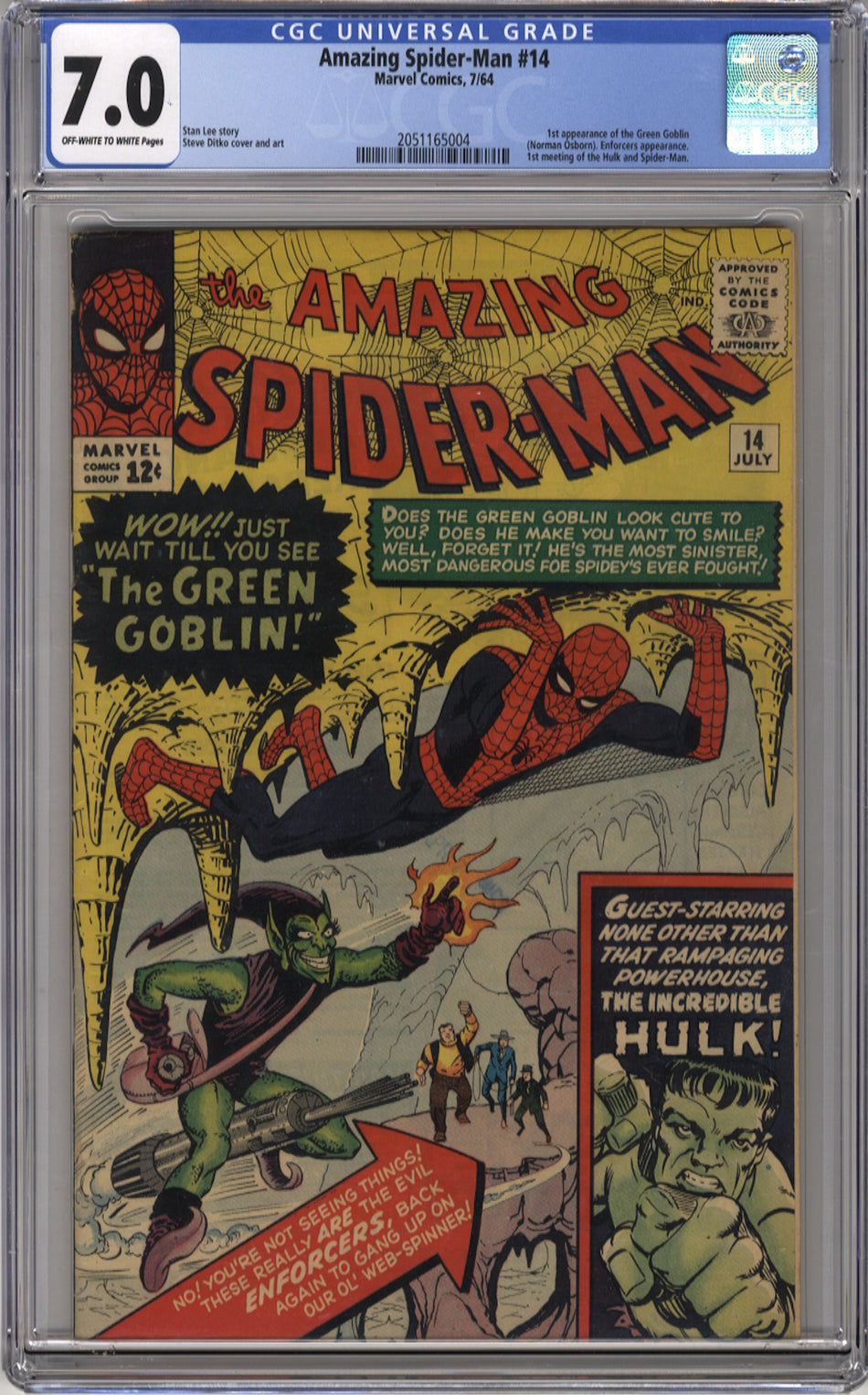 AMAZING SPIDER-MAN 014 - CGC 7.0