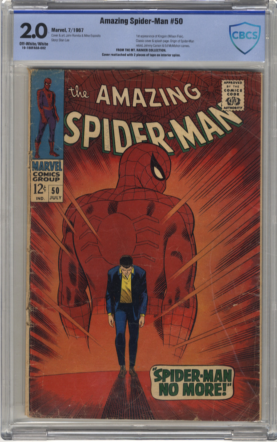 AMAZING SPIDER-MAN 050 - CBCS 2.0