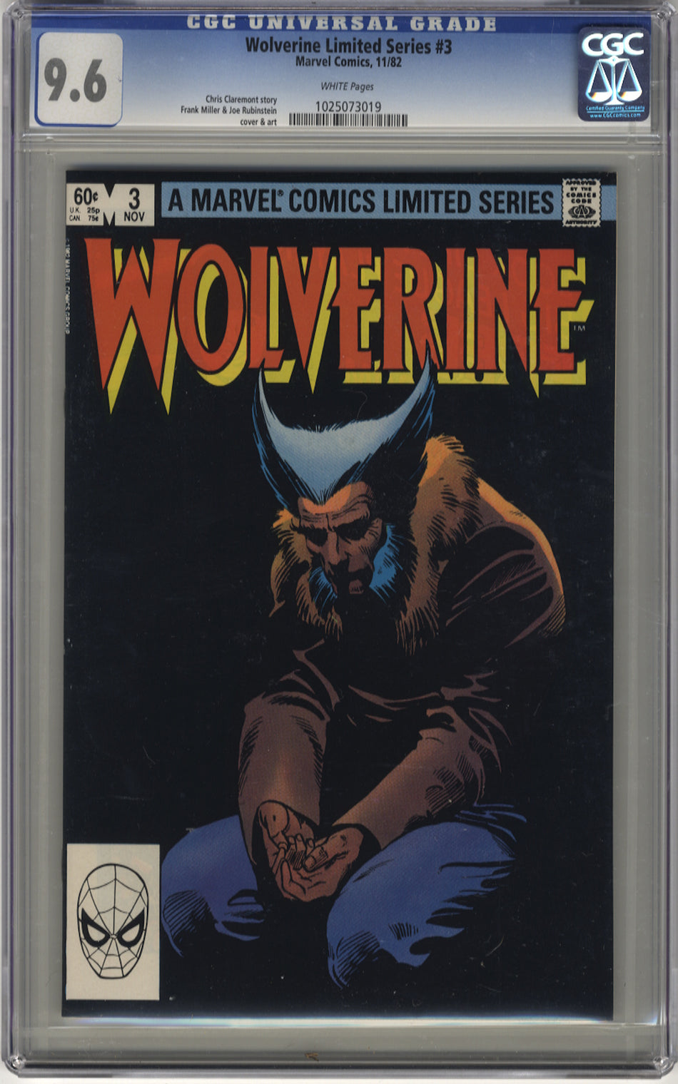 WOLVERINE LIMITED SERIES 3 - CGC 9.6
