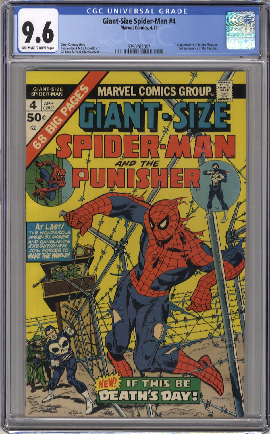 GIANT-SIZE-SPIDER-MAN 4 - CGC 9.6