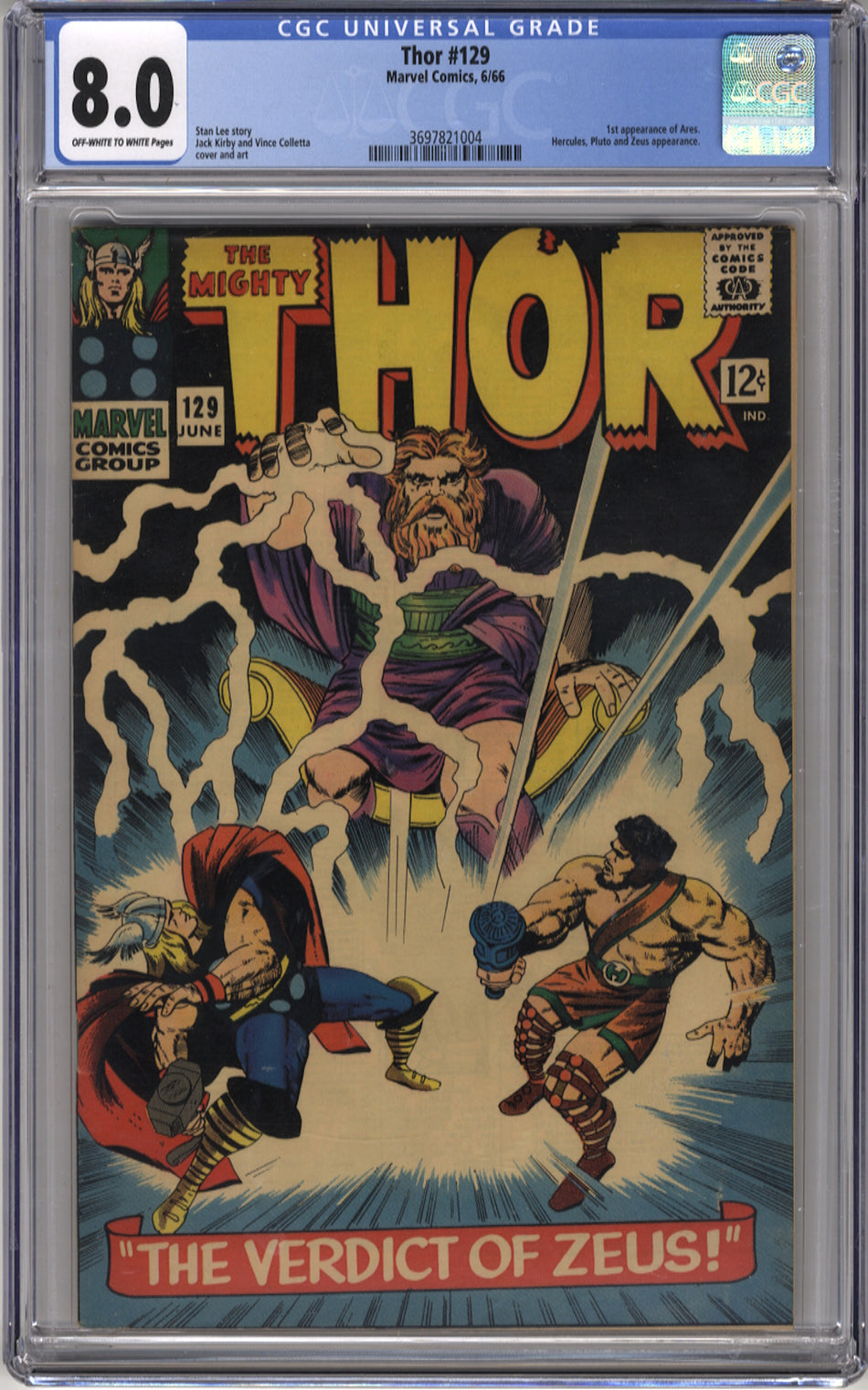 THOR 129 - CGC 8.0