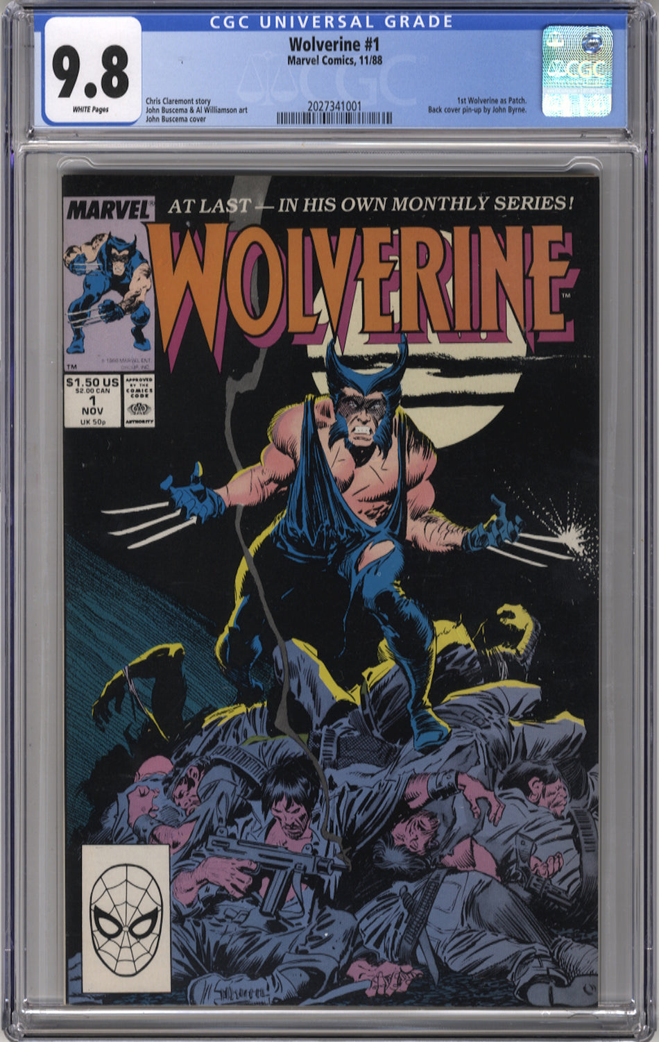 WOLVERINE 1 (1988 Series) - CGC 9.8