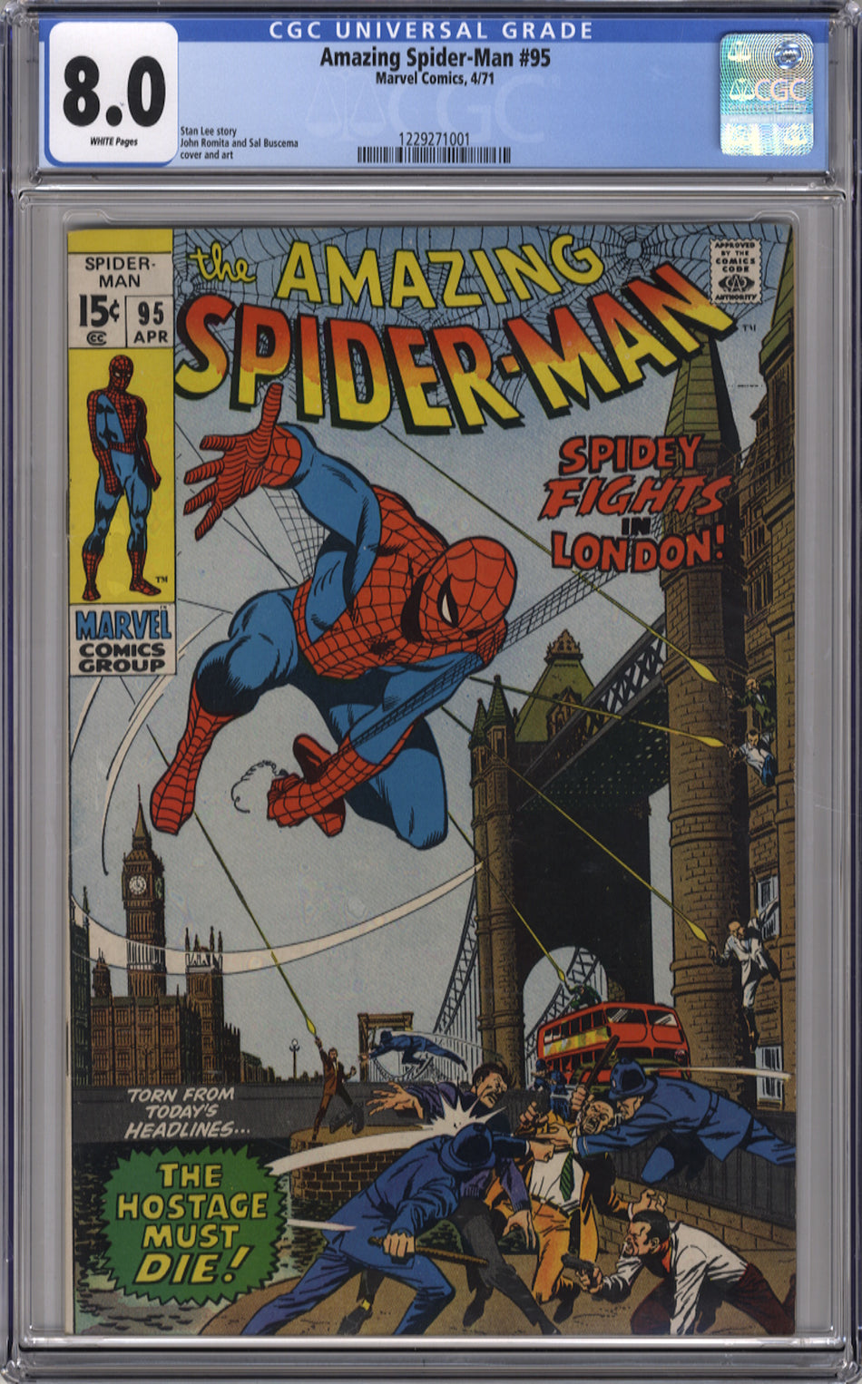 AMAZING SPIDER-MAN 095 - CGC 8.0