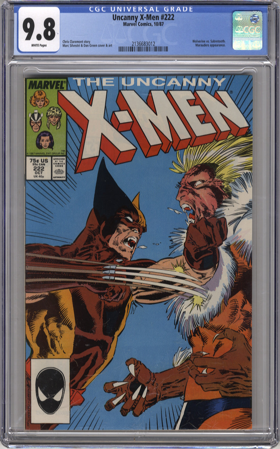 X-MEN 222 (UNCANNY) - CGC 9.8