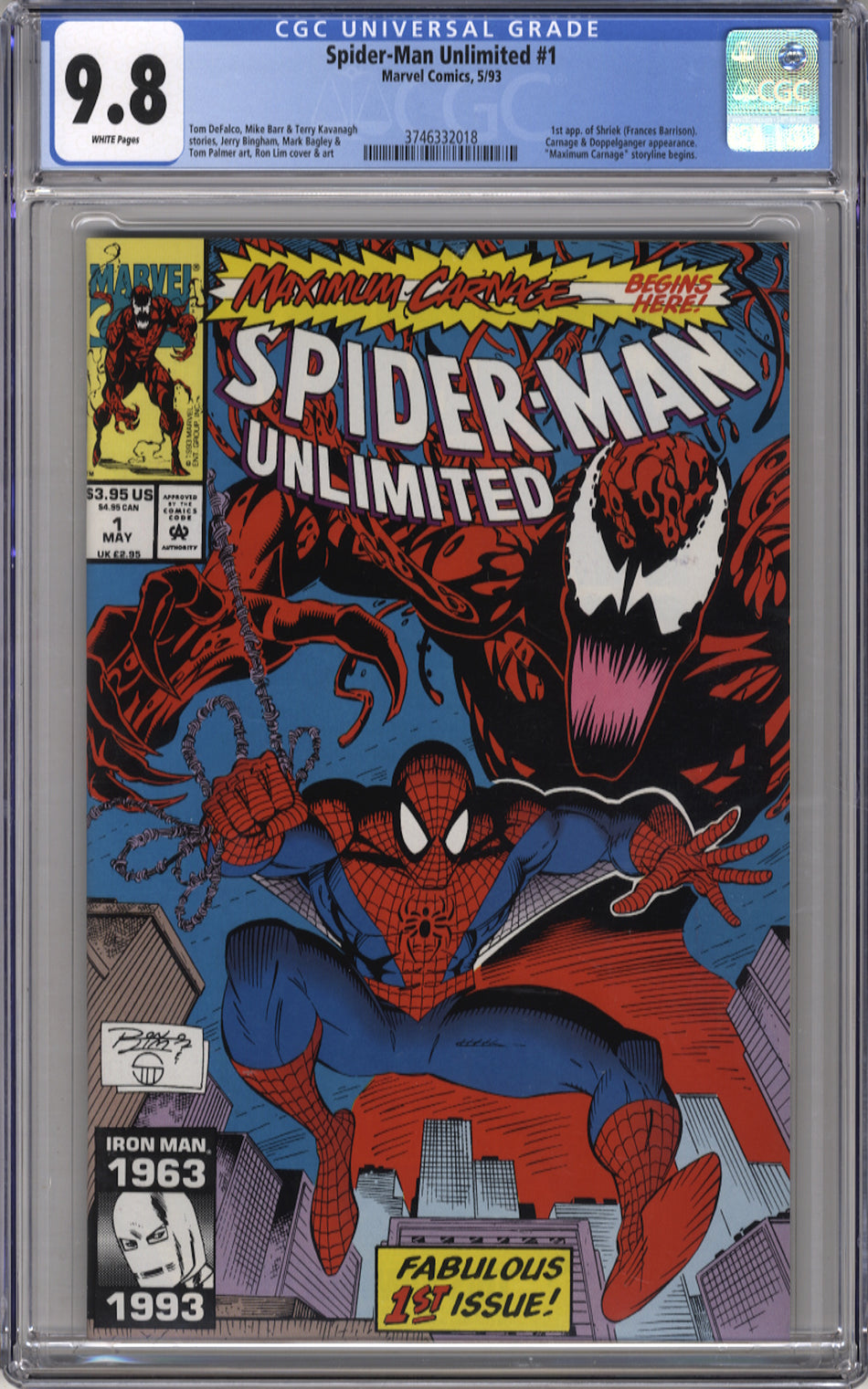 SPIDER-MAN UNLIMITED 1- CGC 9.8