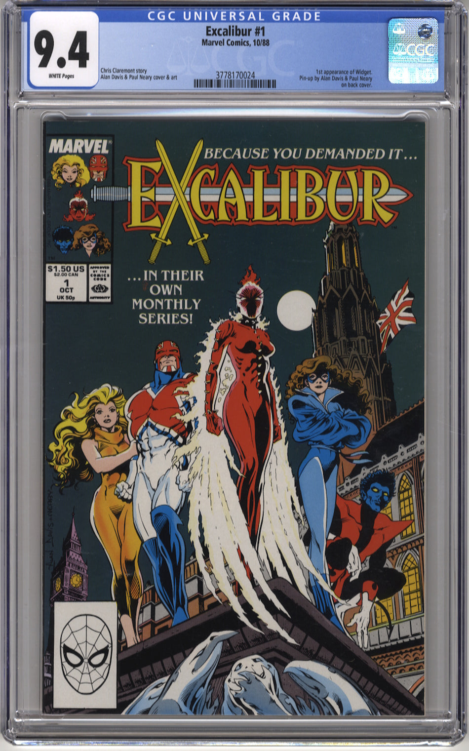 EXCALIBUR 1 - CGC 9.4