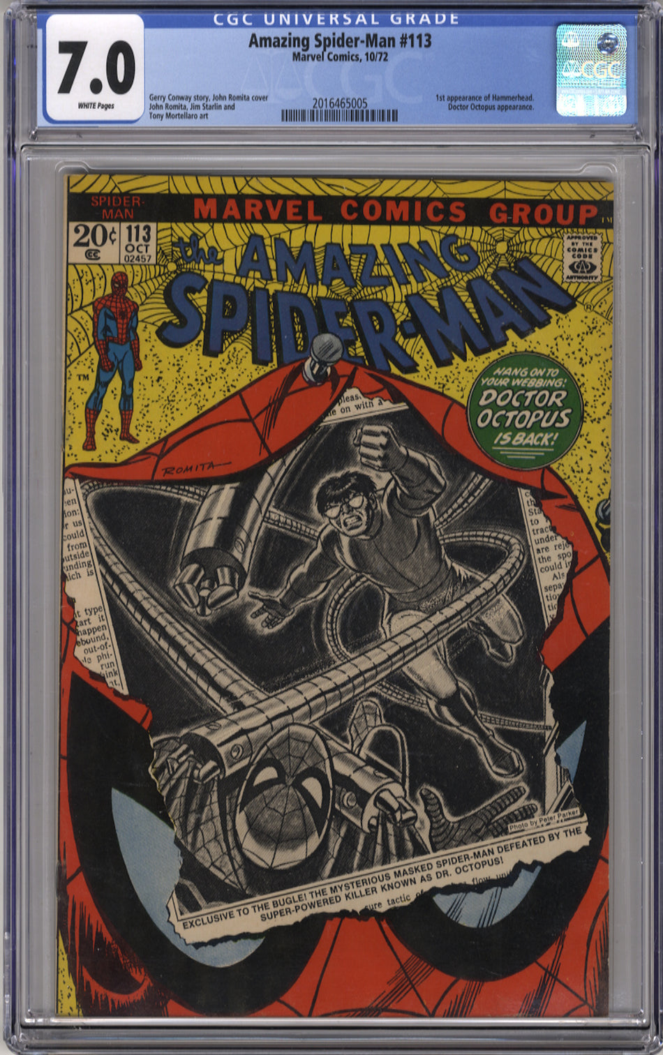 AMAZING SPIDER-MAN 113 - CGC 7.0