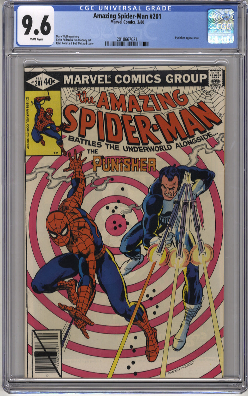 AMAZING SPIDER-MAN 201 - CGC 9.6
