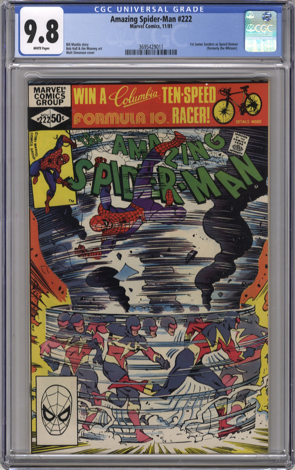 AMAZING SPIDER-MAN 222  CGC 9.8