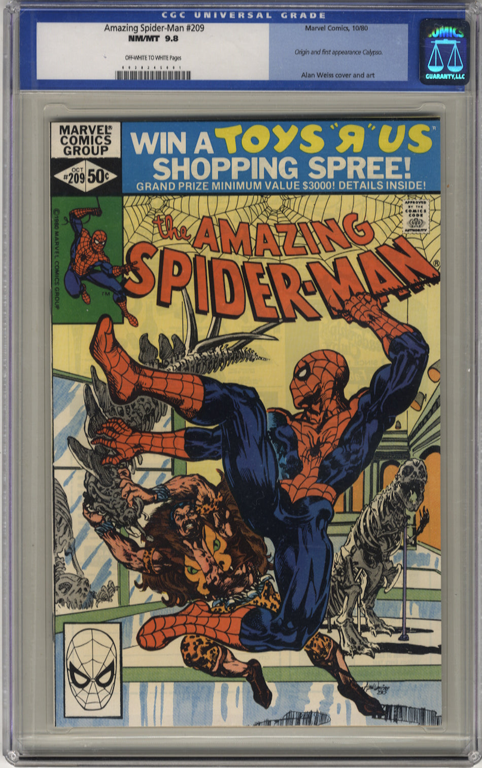 AMAZING SPIDER-MAN 209 - CGC 9.8