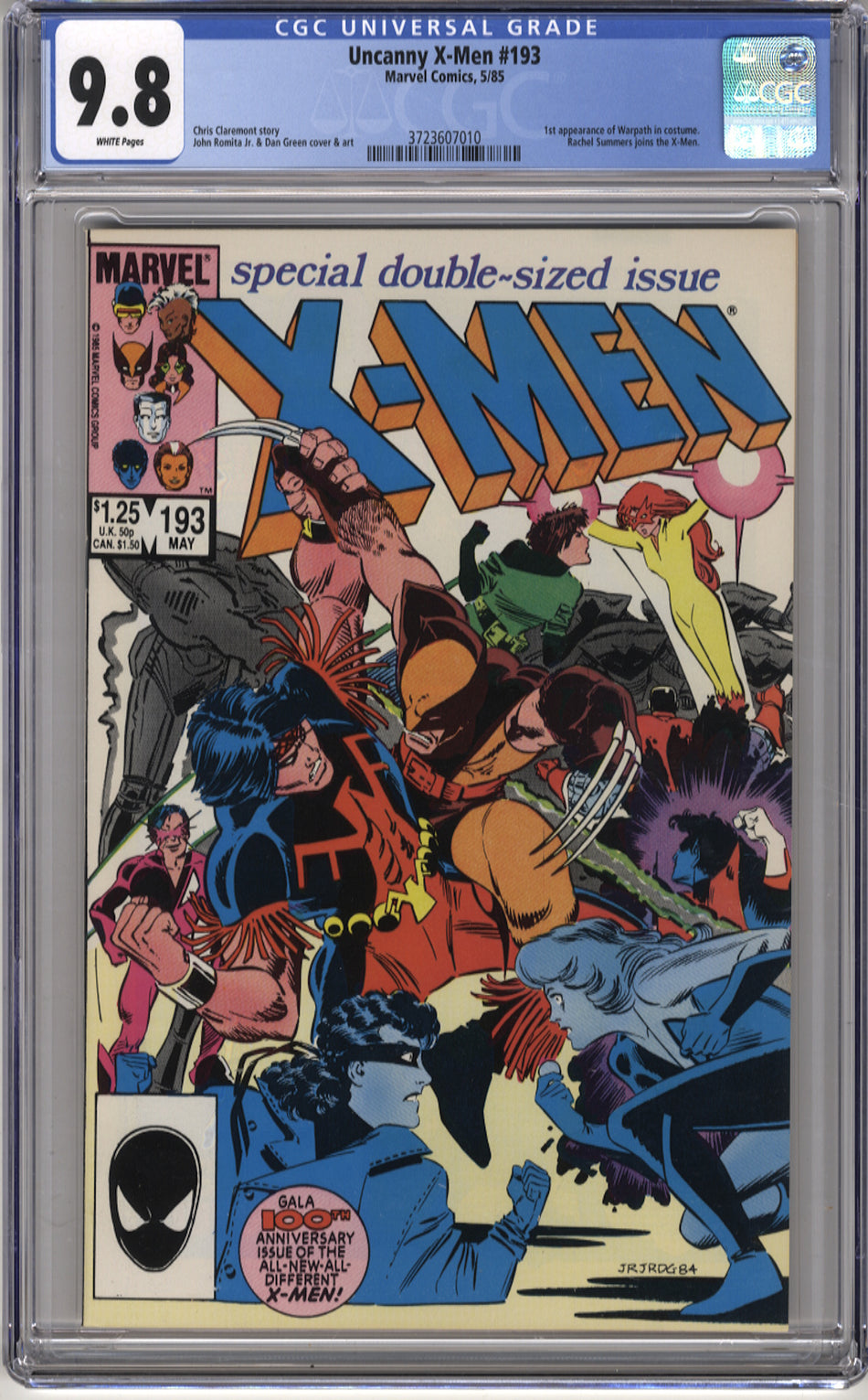 X-MEN 193 (UNCANNY) - CGC 9.8