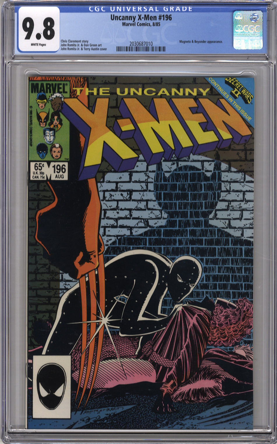X-MEN 196 (UNCANNY) - CGC 9.8