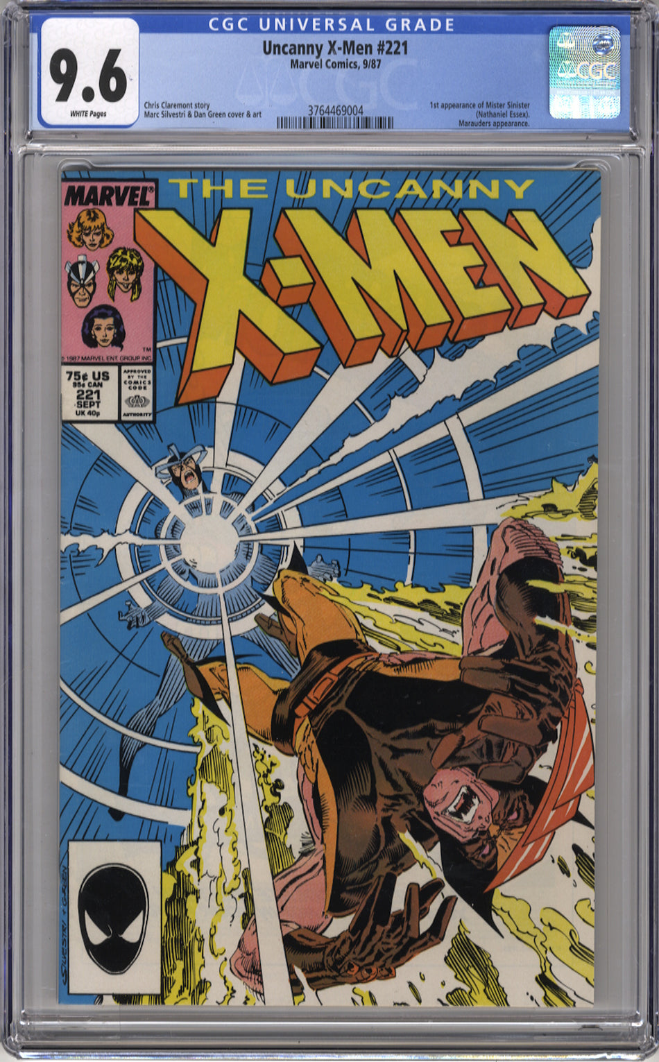 X-MEN 221 (UNCANNY) - CGC 9.6