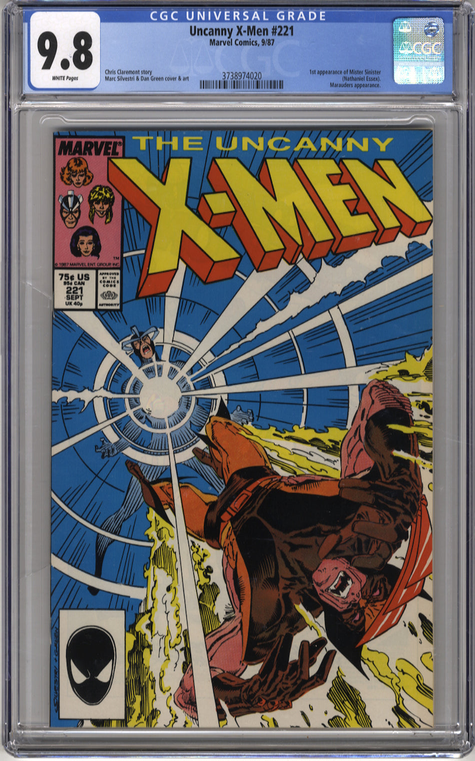 X-MEN 221 (UNCANNY) - CGC 9.8