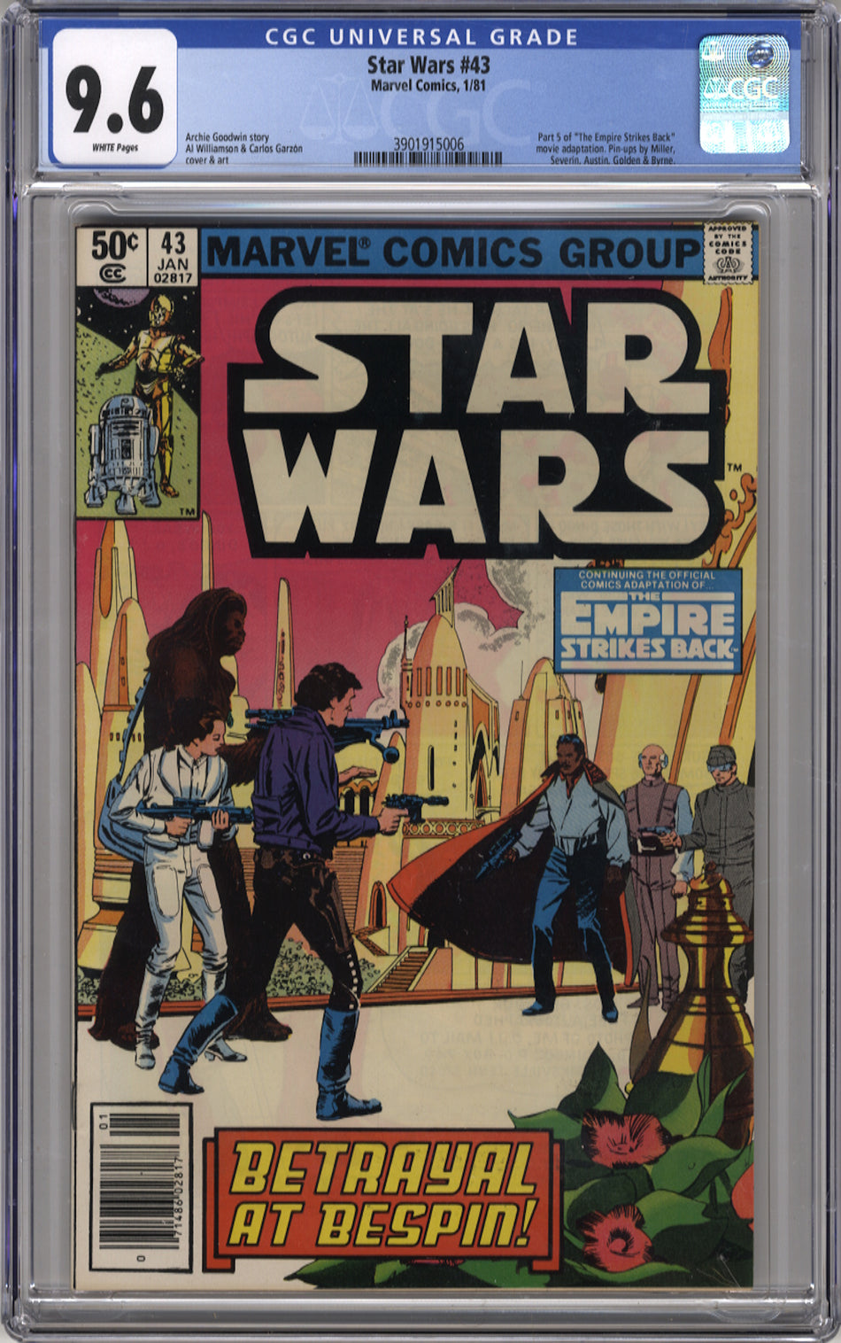 STAR WARS 43 - CGC 9.6