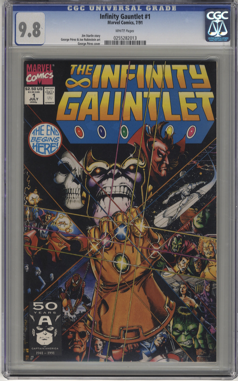 INFINITY GAUNTLET 1 - CGC 9.8