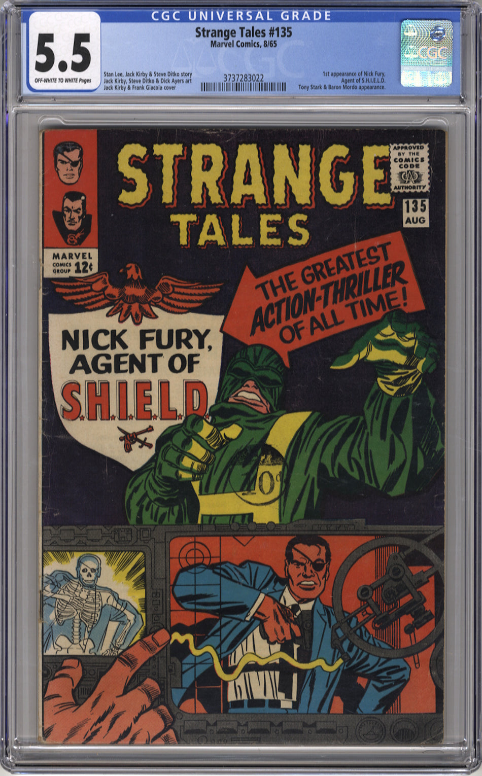 STRANGE TALES 135 - CGC 5.5