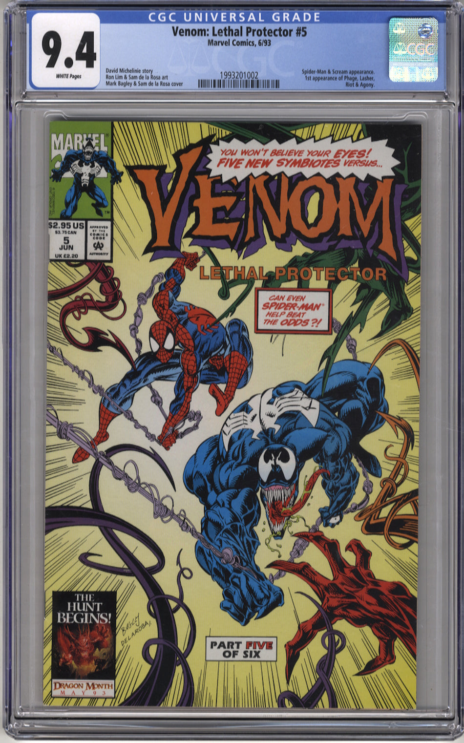 VENOM: LETHAL PROTECTOR 5 - CGC 9.4