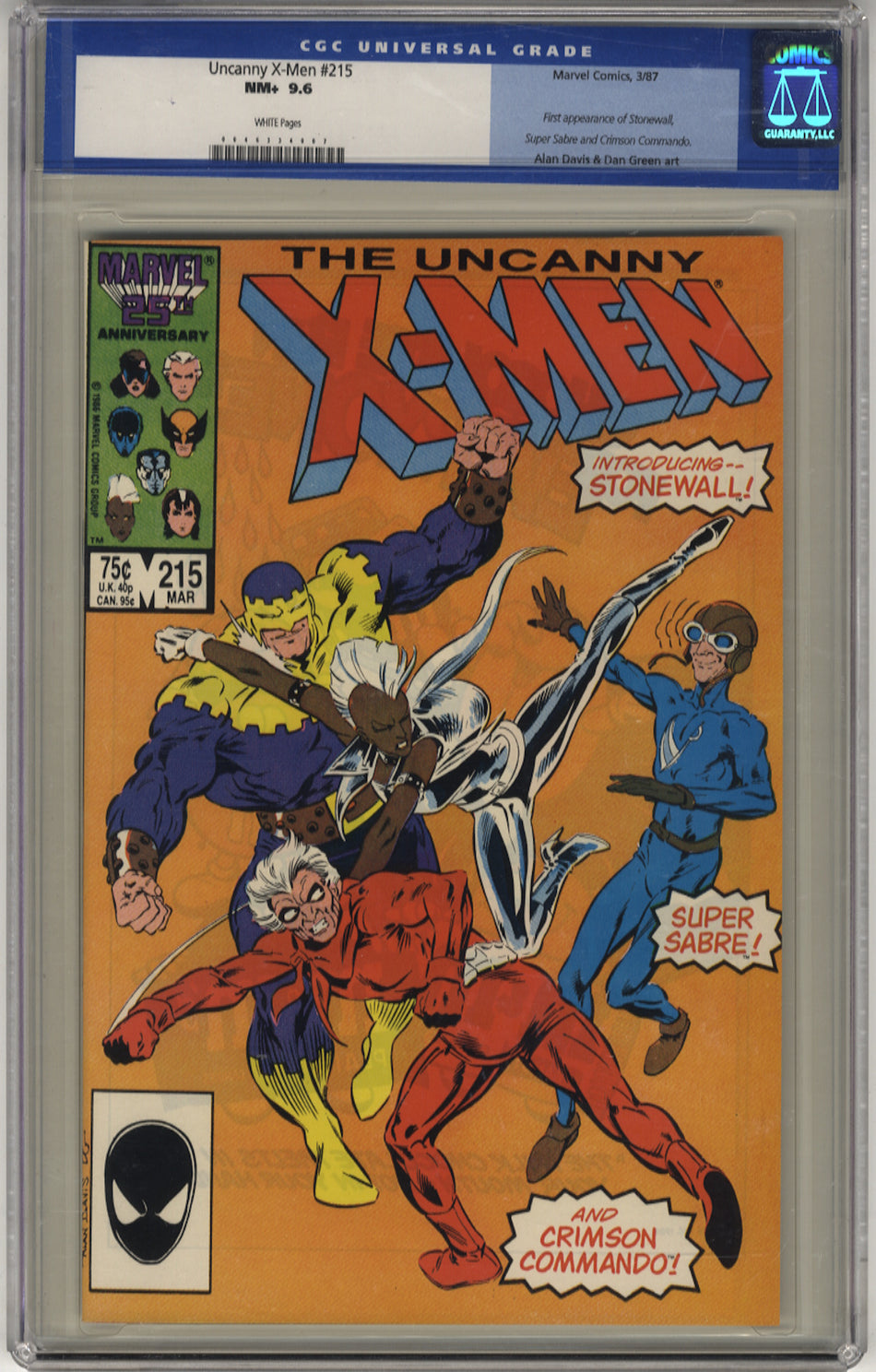 X-MEN 215 (UNCANNY) - CGC 9.6
