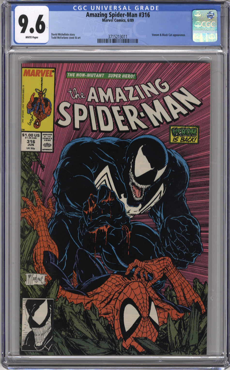 AMAZING SPIDER-MAN 316 - CGC 9.6