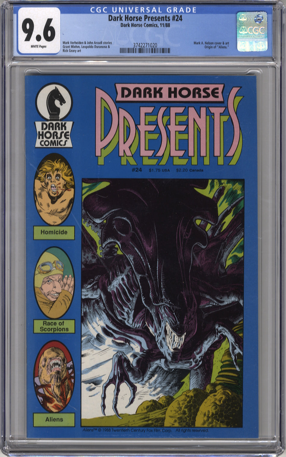 DARK HORSE PRESENTS 24 - CGC 9.6