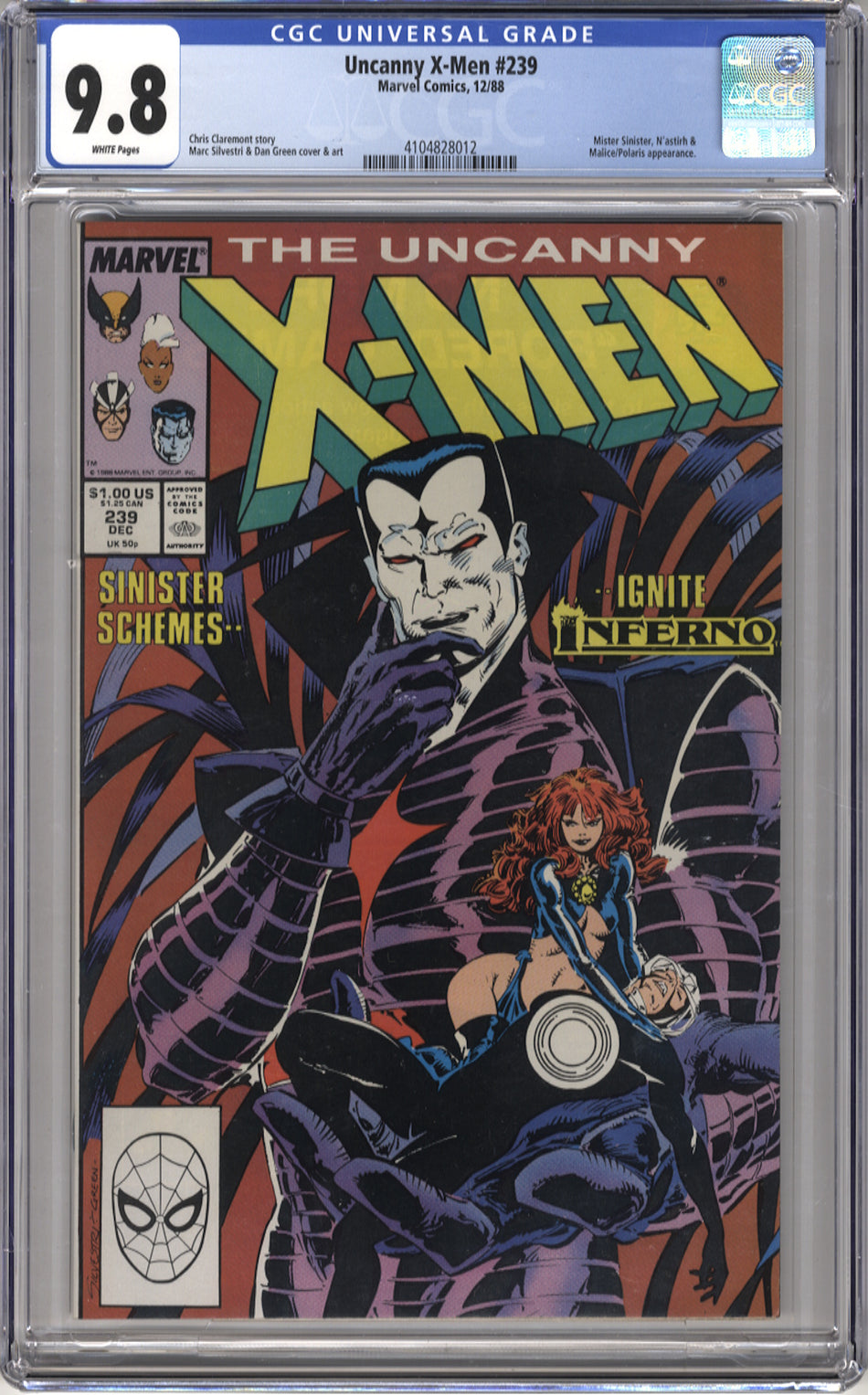 X-MEN 239 (UNCANNY) - CGC 9.8