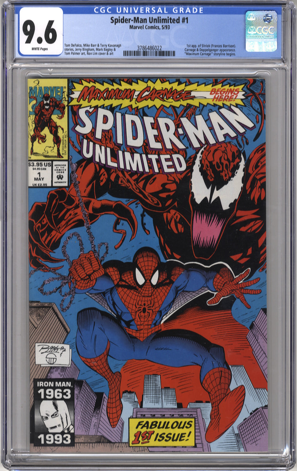 SPIDER-MAN UNLIMITED 1 - CGC 9.6