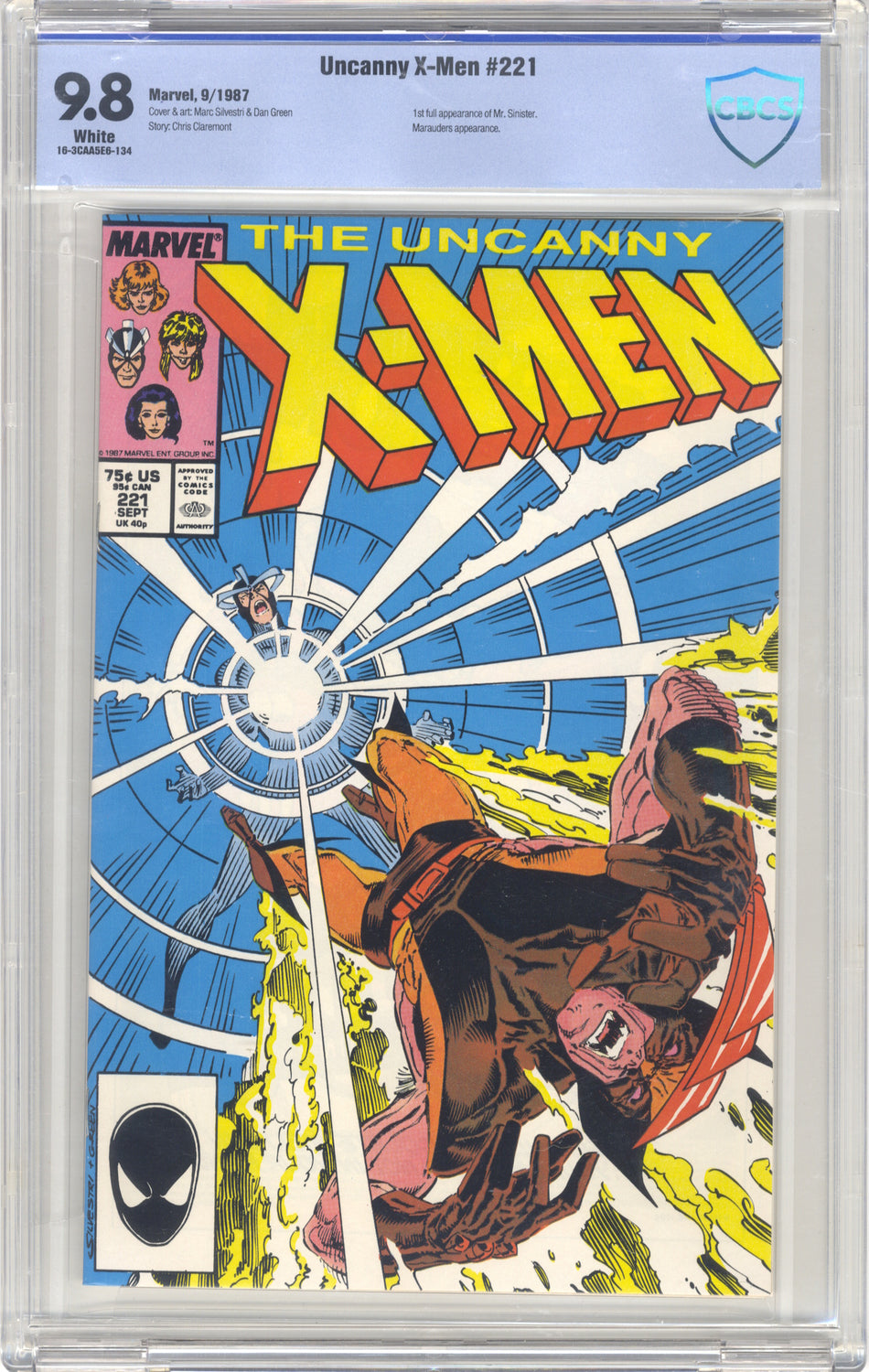 X-MEN 221 (UNCANNY) - CBCS 9.8