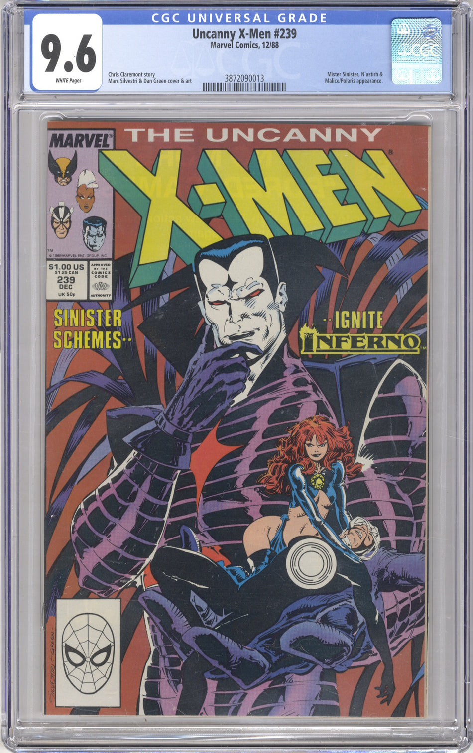 X-MEN 239 (UNCANNY) - CGC 9.6