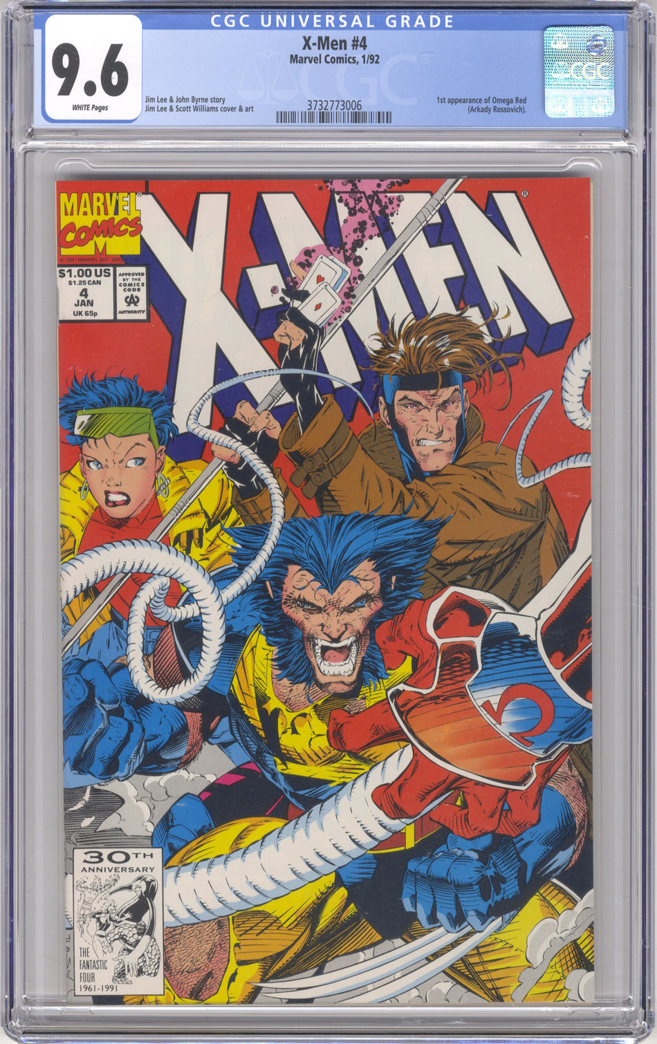 X-MEN 4 (1991 Series) - CGC 9.6