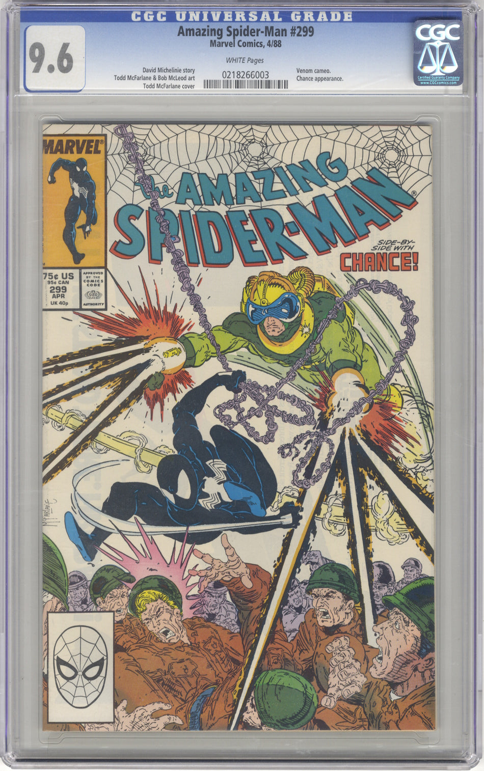 AMAZING SPIDER-MAN 299 - CGC 9.6