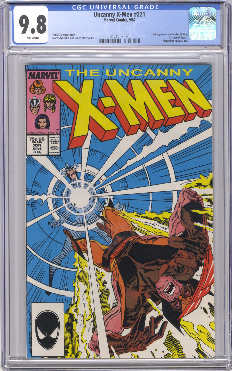 X-MEN 221 (UNCANNY) - CGC 9.8