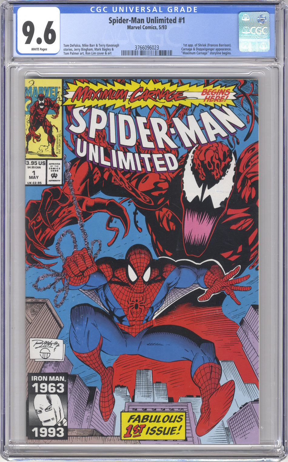 SPIDER-MAN UNLIMITED 1 - CGC 9.6
