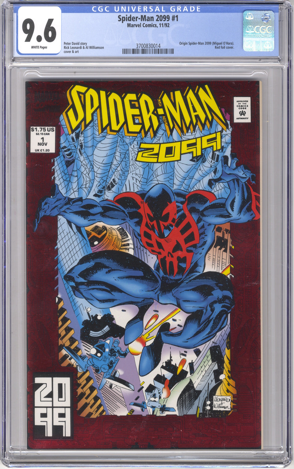 SPIDER-MAN 2099 1 - CGC 9.6