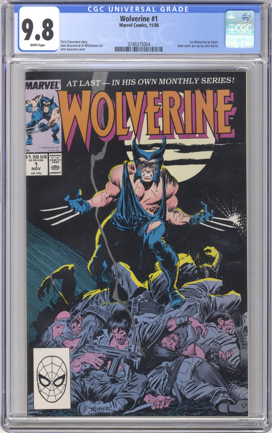 WOLVERINE 1 (1988 Series) - CGC 9.8