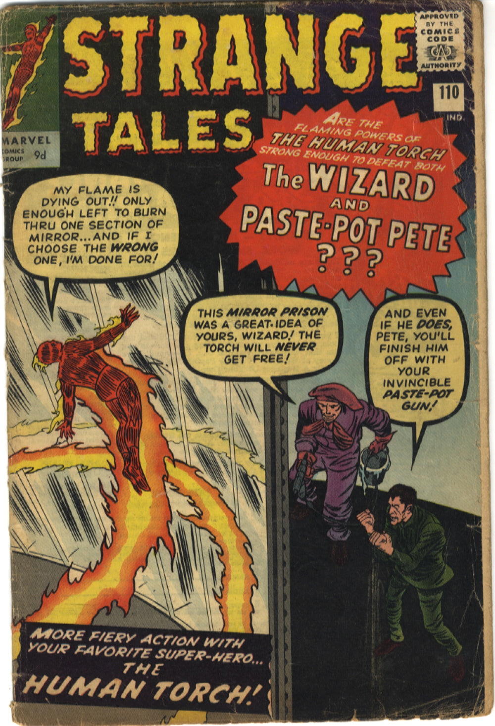 STRANGE TALES 110 G+ (2.5) Repaired Pence