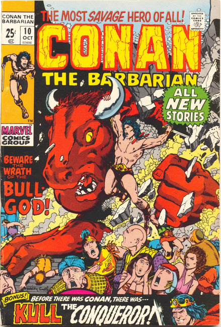 CONAN THE BARBARIAN 10 VFN- (7.5) HOLD THIS ONE