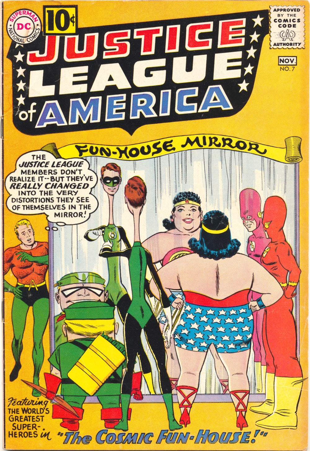 JUSTICE LEAGUE OF AMERICA 7 VG+ (4.5)