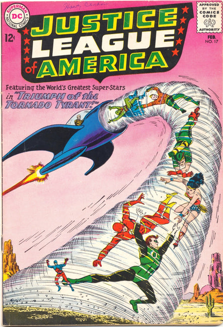 JUSTICE LEAGUE OF AMERICA 17 FN- (7.5)